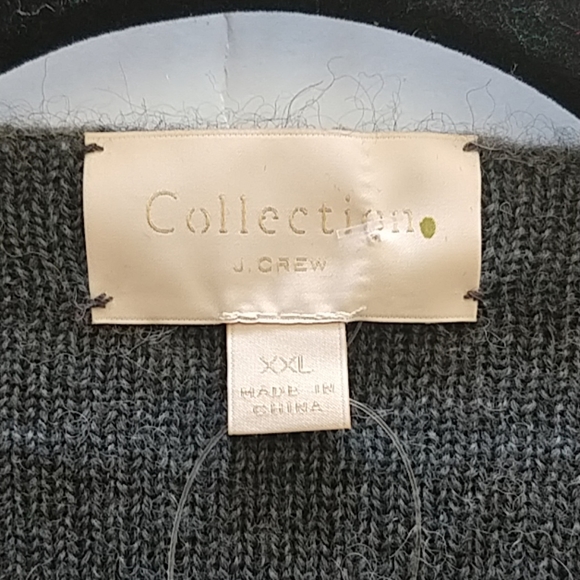 J. Crew Double Breasted Collarless Coat - Picture 4 of 6